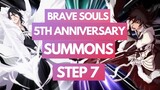 5th ANNIVERSARY SUMMONS - STEP 7 for Ichigo & Byakuya + CHOOSE A 6 STAR! | Bleach Brave Souls