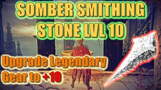 Elden Ring: SOMBER SMITHING STONE LVL 10 | Somber Ancient Dragon Smithing Stone | Location #4