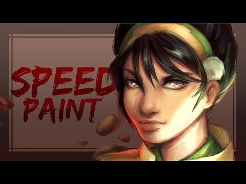 Toph Beifong - Avatar the Last Airbender Speedpaint
