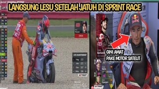 LANGSUNG LESU! MARC MARQUEZ LESU USAI JATUH DI SPRINT RACE MOTOGP INGGRIS 2024