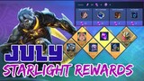 JULY STARLIGHT SKIN AND REWARDS | NEW SKIN AVAILABLE IN STARLIGHT SHOP | MOBILE LEGENDS
