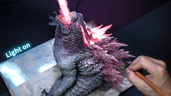 How to make Godzilla in Godzilla x Kong: The New Empire / diorama /clay