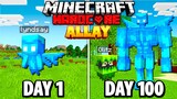 I Survived 100 Days as an ALLAY in HARDCORE Minecraft!
