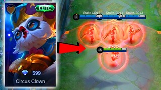 DIGGIE CIRCUS CLOWN NEW SKIN IN MOBILE LEGENDS 🟢 MLBB