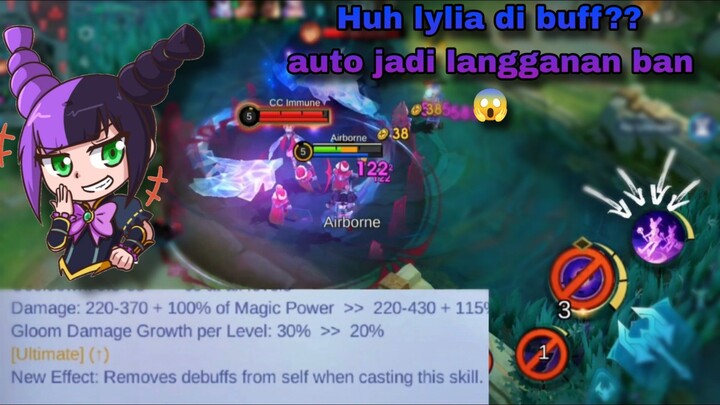 Uupdate Terbaru :lylia jadi hero paling di takuti 😱