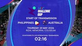 AVC CUP 2024 PHILIPPINES vs AUSTRALIA MAY 23