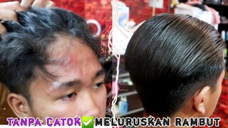 cara meluruskan rambut permanen, tanpa menggunakan catok rambut