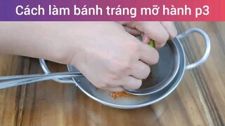 Cách làm bánh tráng mỡ hành p3