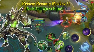 Review Moskov Revamp Build Full Warna Hijau !! 🥶🥶