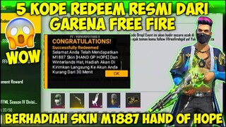 BONGKAR !! 5 KODE REDEEM FREE FIRE TERBARU HARI INI 15 SEPTEMBER 2021 RESMI DARI GARENA FREE FIRE