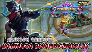 Hayabusa Revamp Gameplay , Crimson Shadow - Mobile Legends Bang Bang