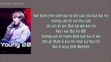 [Phiên âm tiếng Việt] Young 20 - Park Jihoon (Prod. Lee Daehwi)