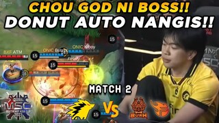 CHOU GOD KELUAR!! INI BARU ONIC YANG KITA KENAL COY!! - ONIC VS BURNFLASH MATCH 2