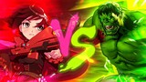 MUGEN Tournament Of Fiction | Ruby Rose(RWBY) Vs The Hulk(Marvel)