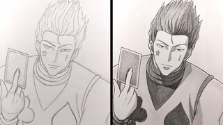 Anime Drawing | How to Draw Hisoka - [Hunter x Hunter]