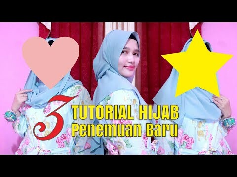 3 Tutorial Pashmina Penemuan Gaya Terbaru Di Akhir 2019
