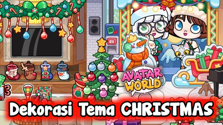 DEKORASI PERTAMAKU TEMA CHRISTMAS DI AVATAR WORLD - PAZU