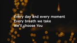 I choose you (with lyrics) - Ryann Darling