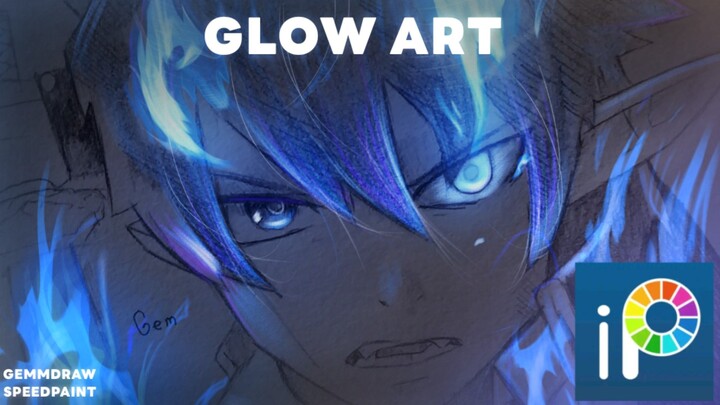 [SPEEDPAINT] Glow art Rin Okumura😈 GemmDraw