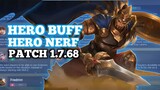 UPDATE HERO BUFF DAN NERF PATCH 1.7.68 - Mobile Legends