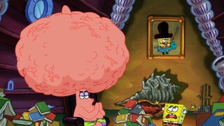 After SpongeBob SquarePants taught Big Star to read a book, his head became huge in just a few minut