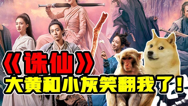 【首映影评】《诛仙》肖战尽力了，“烧火棍”撑起全片动作戏和AOE，大黄和小灰笑翻我了！