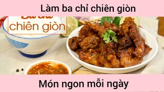 Ba chỉ chiên giòn