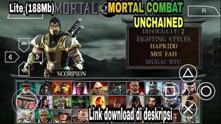 CARA DOWNLOAD DAN INSTALL GAME MORTAL KOMBAT UNCHAINED PPSSPP ANDROID UKURAN KECIL