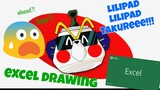How To Draw in EXCEL | TIME QUEST | Tondekeman | Batang 90s Anime