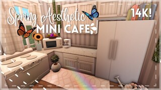 No Gamepass Spring Aesthetic Mini Cafe I 14k! I Speedbuild and Tour - iTapixca Builds