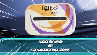 Pocket Wifi - Change Password and Enable Data Roaming For Sun (Tagalog)