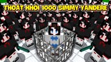 Mèo Simmy Thử Thách 24H Thoát Khỏi 1000 Simmy Yandere Trong Minecraft