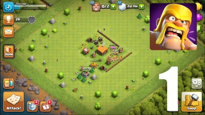 Clash of Clans Walkthrough Part 1 – Starting from Scratch