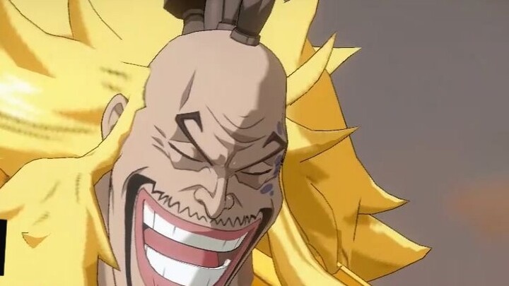 What did the Golden Lion say during the battle? [One Piece: Burning Blood Route]