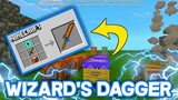 How to make a Powerful Wizard's Dagger in Minecraft using Command Block Tutorial Tricks