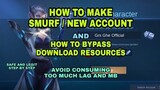 HoW To Make Smurf Account and Bypass Download Resources