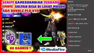 Script Gameguardian FREE FIRE "EMOT SULTAN" Plus Cara Pemasangan no FC