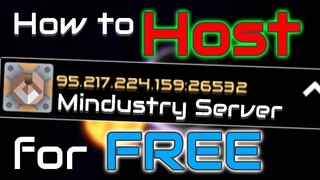 How to Host A Mindustry V6 Server for FREE - 2021