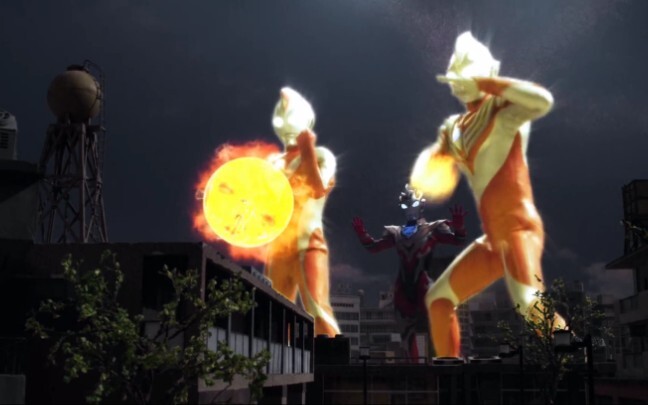 [Ultraman Zeta] BGM is on, my youth is back! Tiga Dyna Gaia form fights the five beast emperors twic
