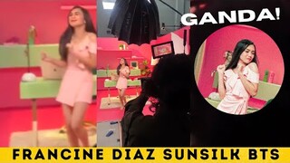 LATEST UPDATE: FRANCINE DIAZ SUNSILK COMMERCIAL BTS