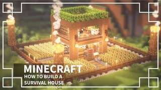 ⚒️[Minecraft] : Survival House in Minecraft | EASY | #3