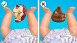 Funniest Adopted By Superheroes Situations || Funny Moments by Woosh!