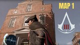 HOW BIG IS THE MAP in Assassin's Creed III Remastered? Walk Across Map 1