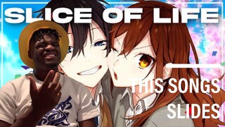 SLICE OF LIFE - Breeton Boi ft. Oricadia「 Horimiya AMV」| REACTION