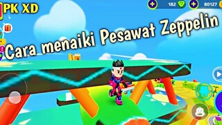 Cara menaiki pesawat pembawa Secret Box / Zeppelin di PK XD Update terbaru musim Liburan