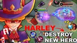 Harley Counter New Hero Fredrinn & 2 Supreme Player | Harley Best Build 2022 | MLBB
