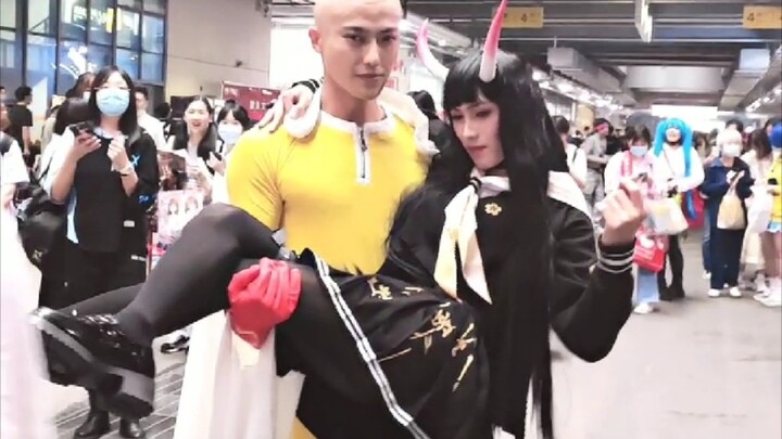 My woman was hugged by Princess Zhongni Saitama cos! bw comic exhibition shanghai