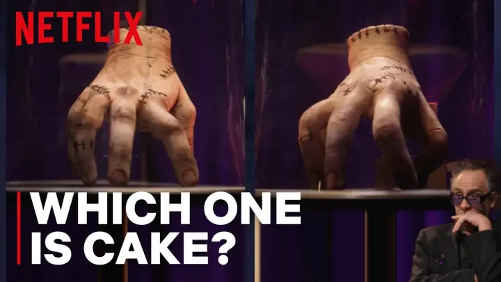 Tim Burton and The Cast Of Wednesday Play Is It Cake? | Netflix