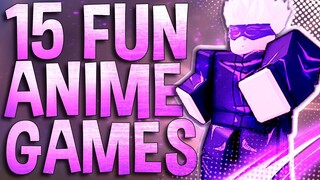 Top 15 Most Fun Roblox Anime games to play in 2022