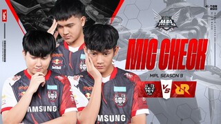 MIC CHECK ALTER EGO VS RRQ | MPL-ID S9 REGULAR SEASON